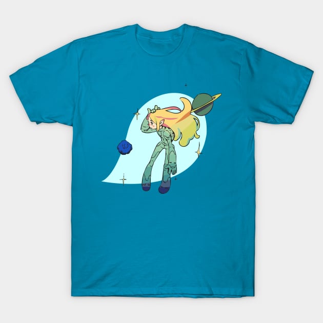 Spacesuit Girl T-Shirt by Geekthings